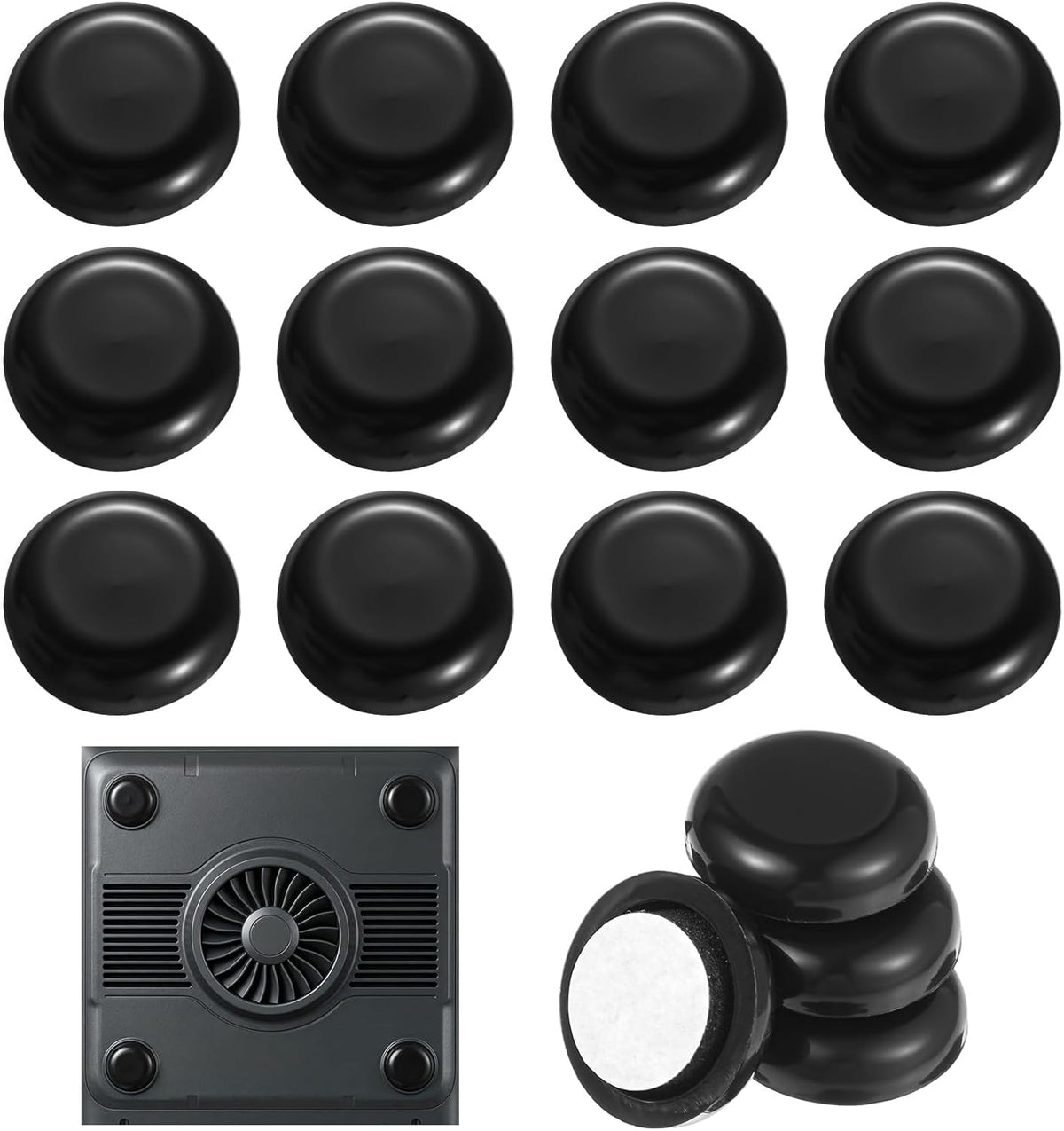 Deslizadores electrodomésticos autoadhesivos para encimera cafetera