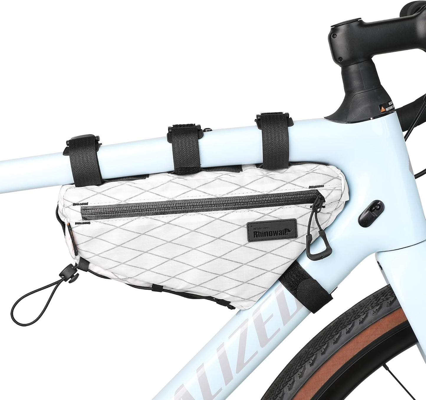 Bolsa triangular bicicleta 1.7L impermeable YKK