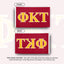 Bandera Phi Kappa Tau 3x5ft para eventos y orgullo