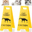 2 Letreros Vómito Gato Decoración Escritorio Divertida