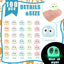 100 Pzas Elfos Fantasma Luminosos Accesorios Jardín