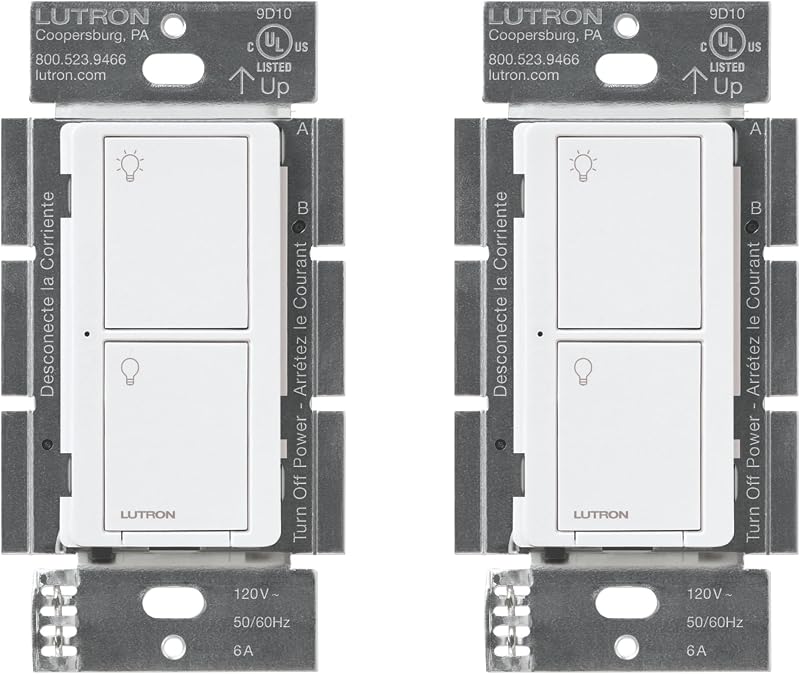 Interruptor inteligente Lutron un solo polo 6A requiere