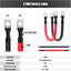 Cable batería 4 AWG con terminales 3/8" para solares