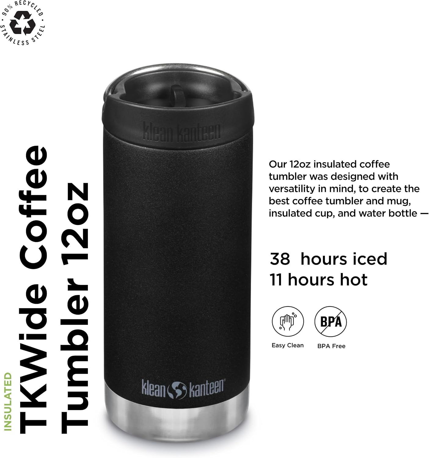 Taza 12oz color Negro para Cafés en Hogar con Asa Ergonómica