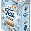 Caja lata té retro 44oz diseño vintage con cierre metálico