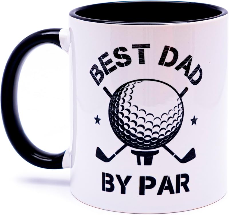 Taza cerámica golf para papá 11oz diseño 1