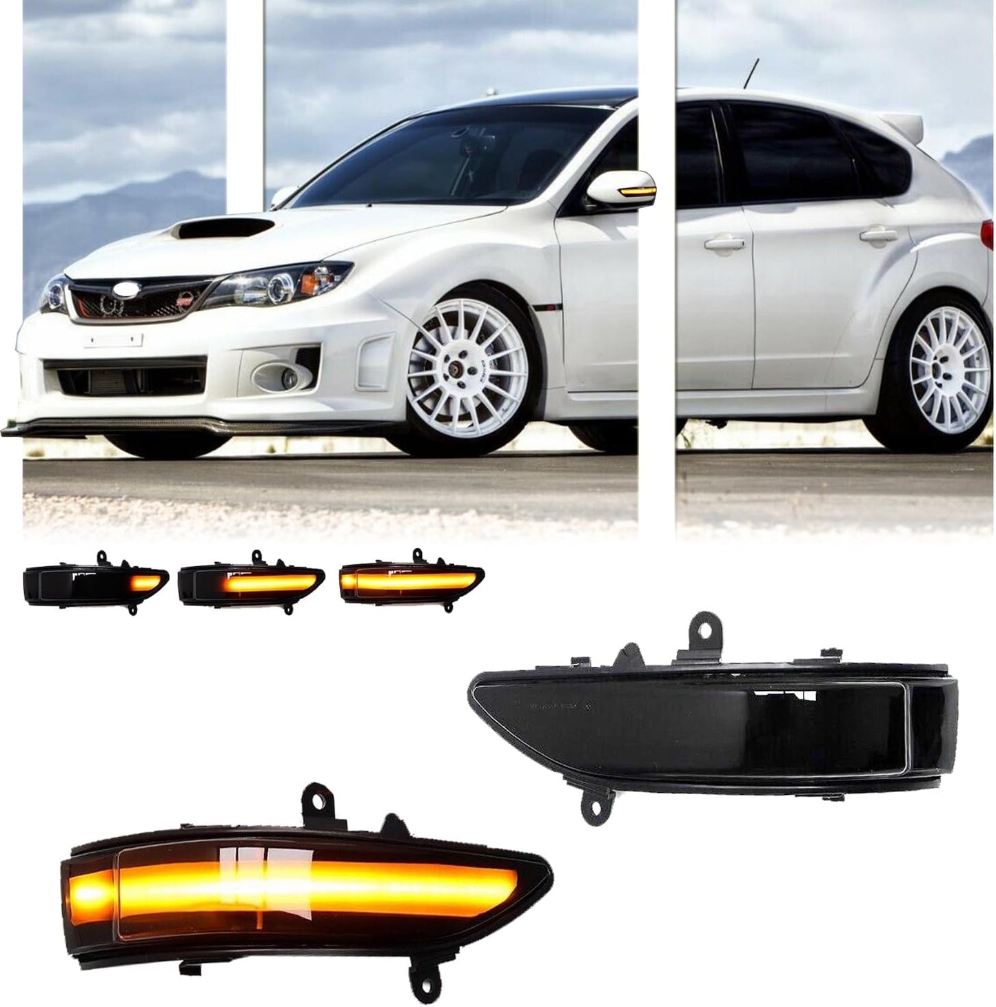 2 Luces LED secuenciales para Subaru Outback Legacy 08-11