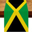 Camino mesa bandera Jamaica Raggae Rasta decoración fiesta