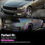 4 Kit lámparas señal giro Dodge Charger 2015-23 LED rosa