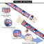 Collar perro verano ajustable patrón bandera americana
