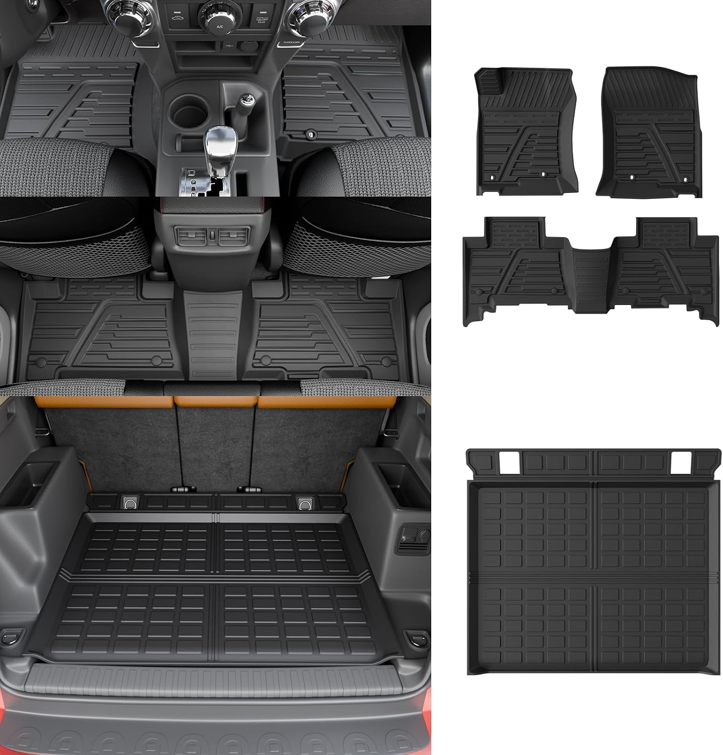 Alfombrillas comp Toyota 4Runner 2013-24 maletero