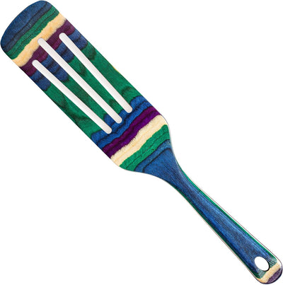 Espátula Spurtle madera abedul 13pulg utensilio cocina versátil