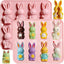 2 Moldes Silicona Conejito Pascua para Chocolate Velas Resina