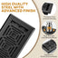 Cubiertas ventilación piso acero resistente 4x14 pack 4
