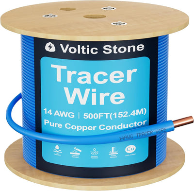 Cable trazador 14 AWG 100% cobre sólido HDPE resistente