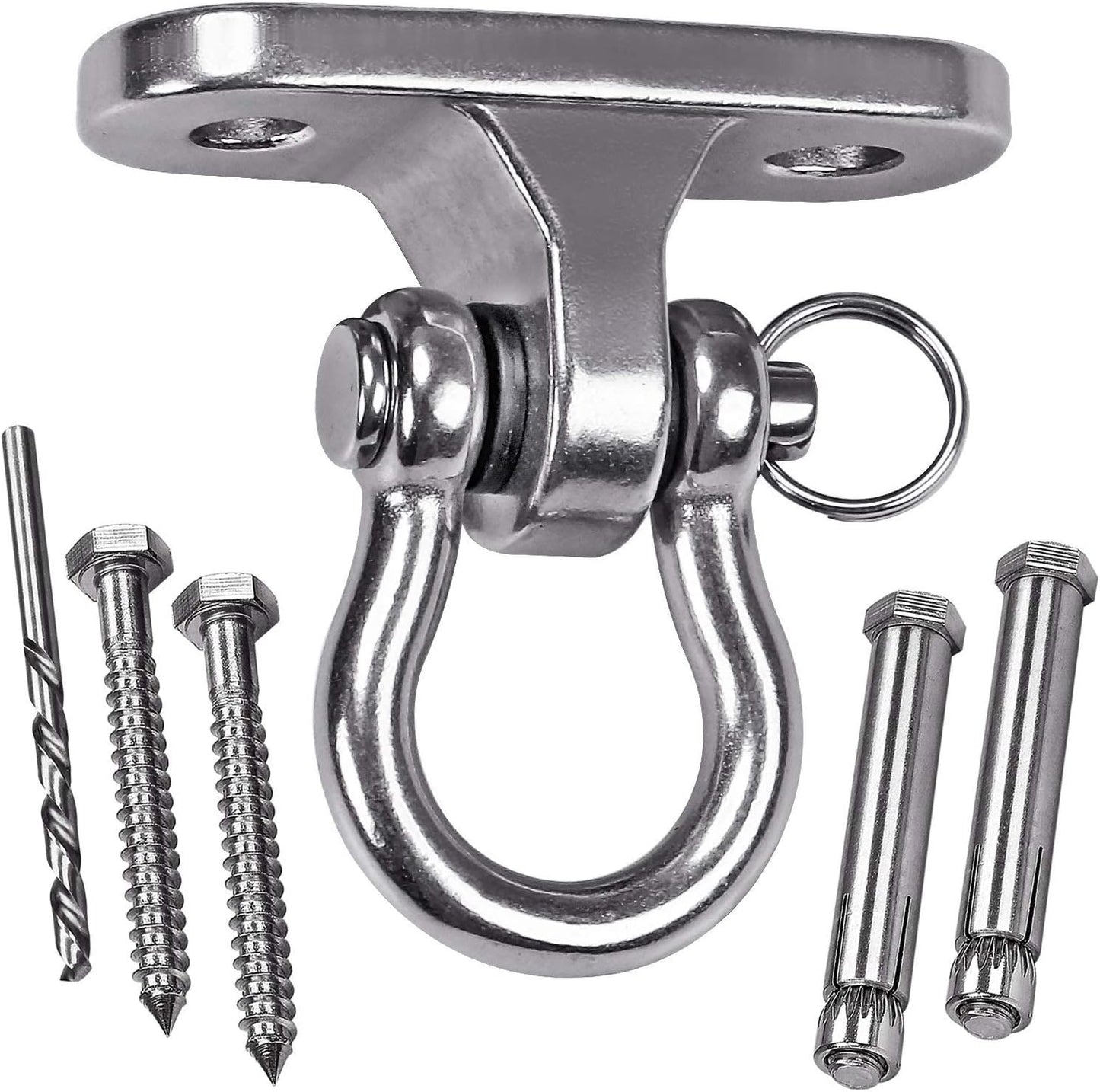 Colgador columpio acero inox 304 1800lb para patio hamaca