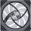 Ventilador ARGB 47.24pulg diseño margarita espejo negro