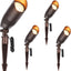 Luz LED exterior 9W 5CCT 12V con soporte impermeable
