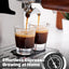 Cafetera Espresso 20 Bar Acero Inox con Molinillo y Cúpula
