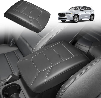 Funda reposabrazos Mazda CX-5 17-25 cuero vegano negro