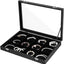 Caja organizadora 12 rejillas para joyas con tapa