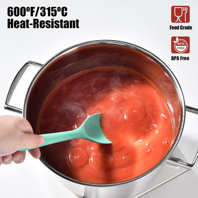 Espátula silicona grado alimenticio 600°F antiadherente