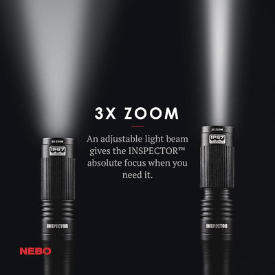 Luz bolsillo impermeable 180lúmenes EDC compacta negro