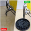 Bandeja goteo comp 4 alfombrillas silicona negra vondior