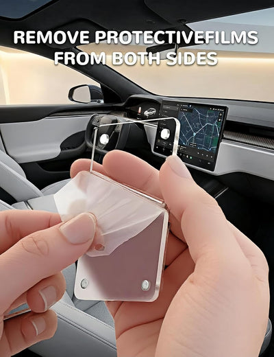 Soporte universal para fotos visera automóvil transparente