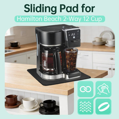 Almohadilla deslizante cafetera 12 tazas 11.5x10.2pulg