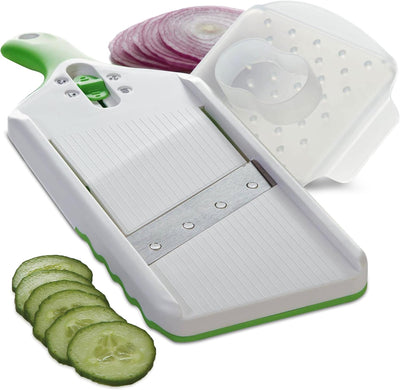 Cortadora mandolina ajustable para verduras y frutas