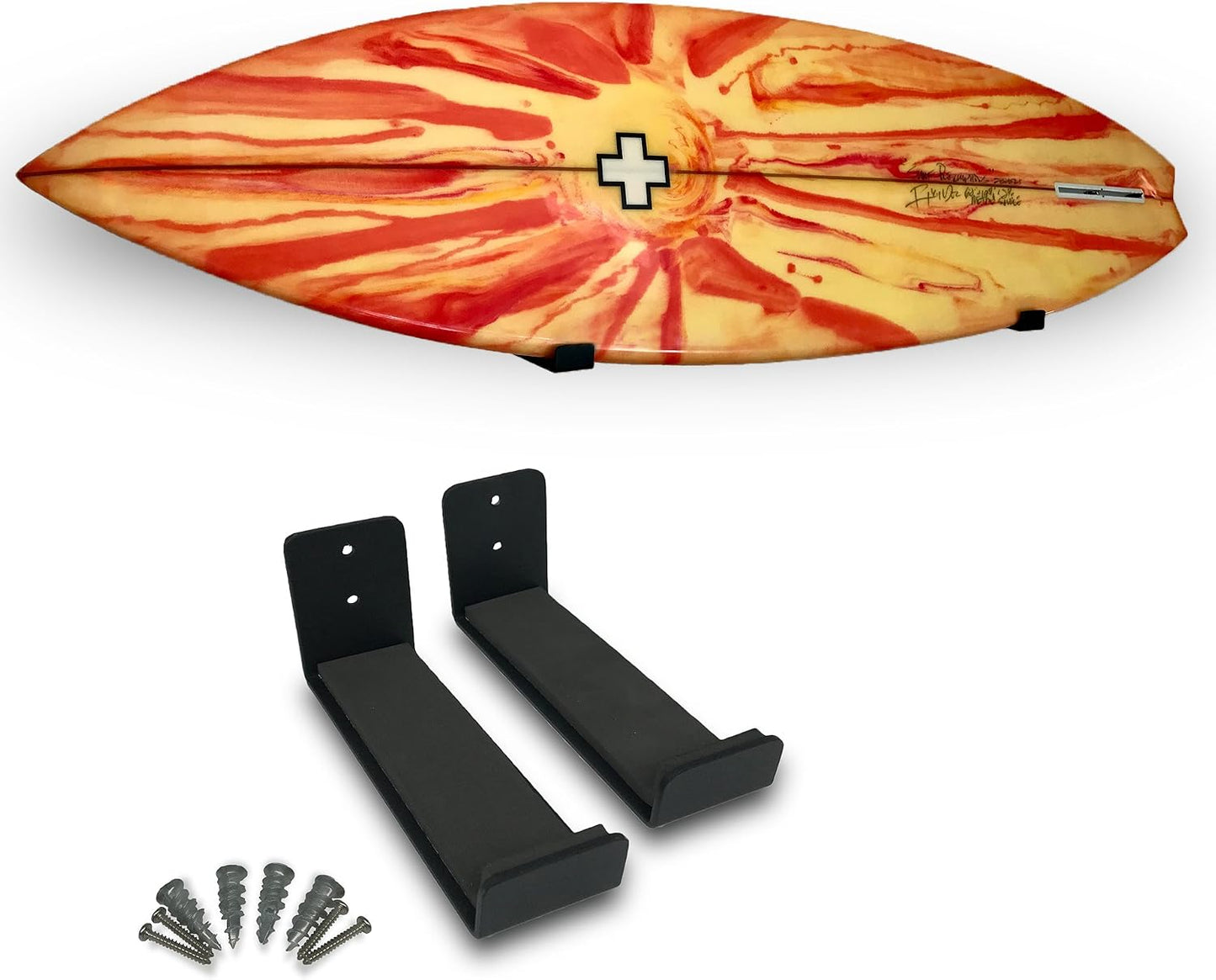Estante para tablas de surf espuma y hardware