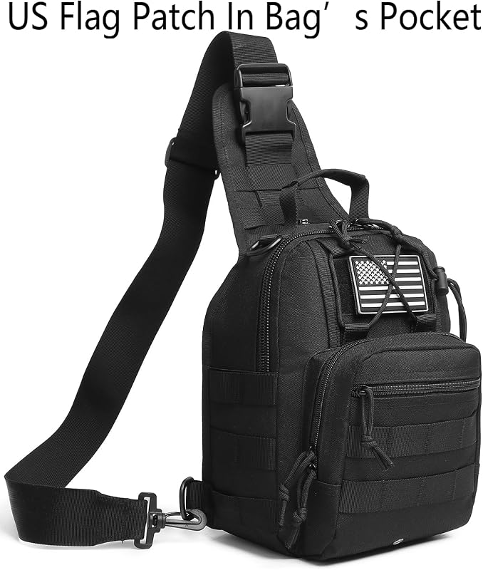 Bolsa táctica para hombre EDC bandolera 7 litros