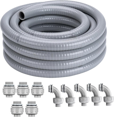 Kit conducto eléctrico 1pulg 100ft 5+3 accesorios