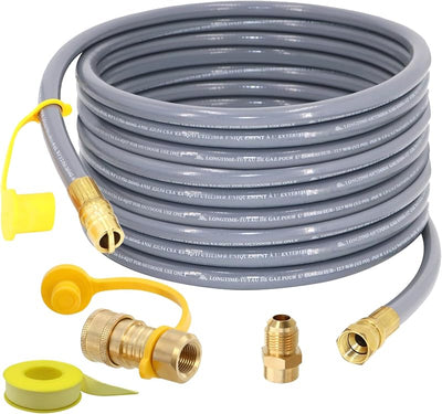 Manguera gas natural 1/2pulg 36ft conexión rápida