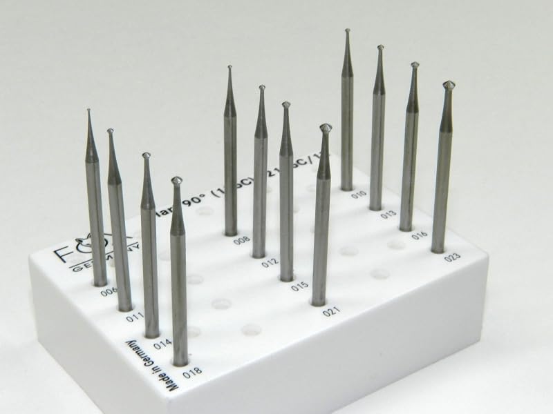 Set cortador rodamientos 90º con ajuste diamante