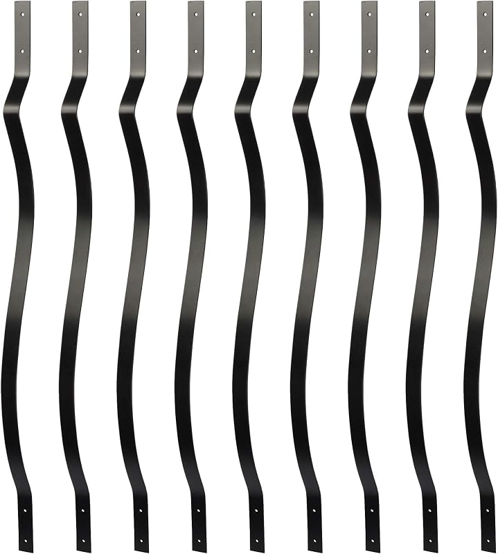 Balaustres hierro resistente 32pulg estilo forjado