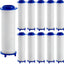 10 Filtros Cabezal Ducha 2.75pulg Algodón PP