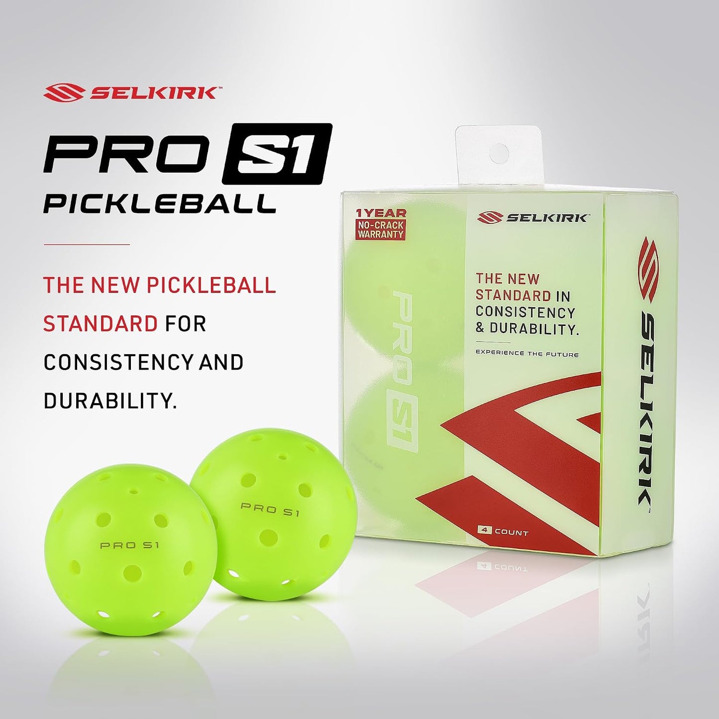 Bola pickleball Pro S1 38 hoyos aprobada USAPA