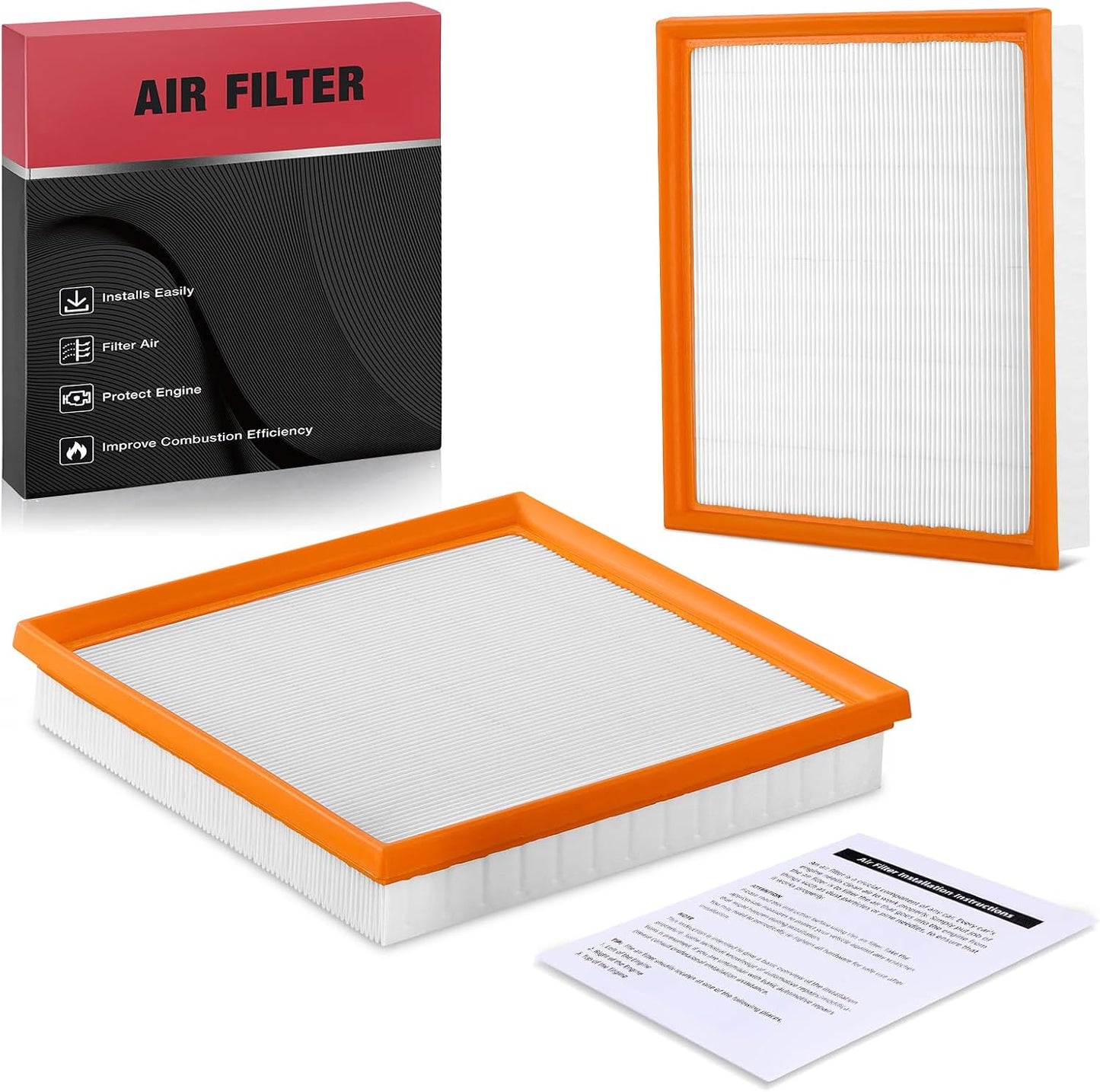 2 Filtros Aire Motor Subaru Ascent 17-22 H4 Flex