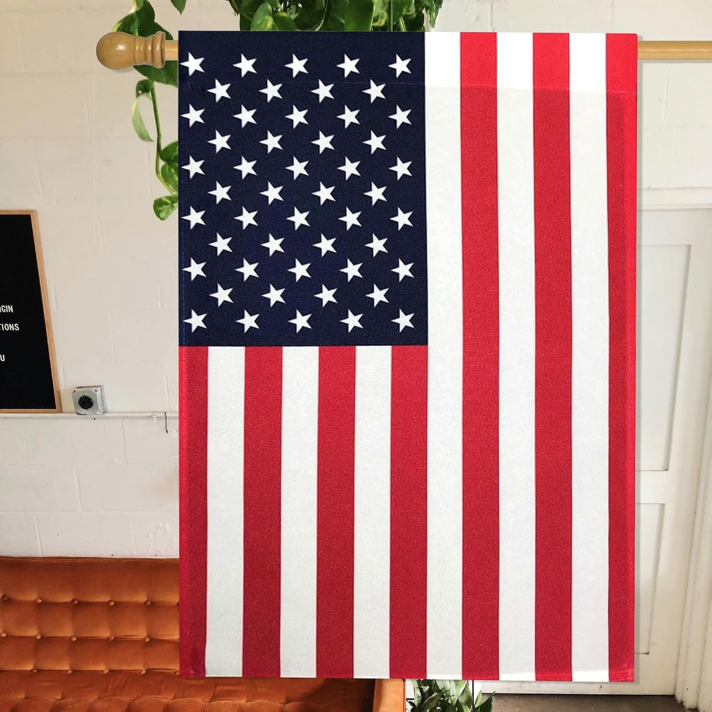 Bandera EE.UU. 28x40" doble cara interior y exterior