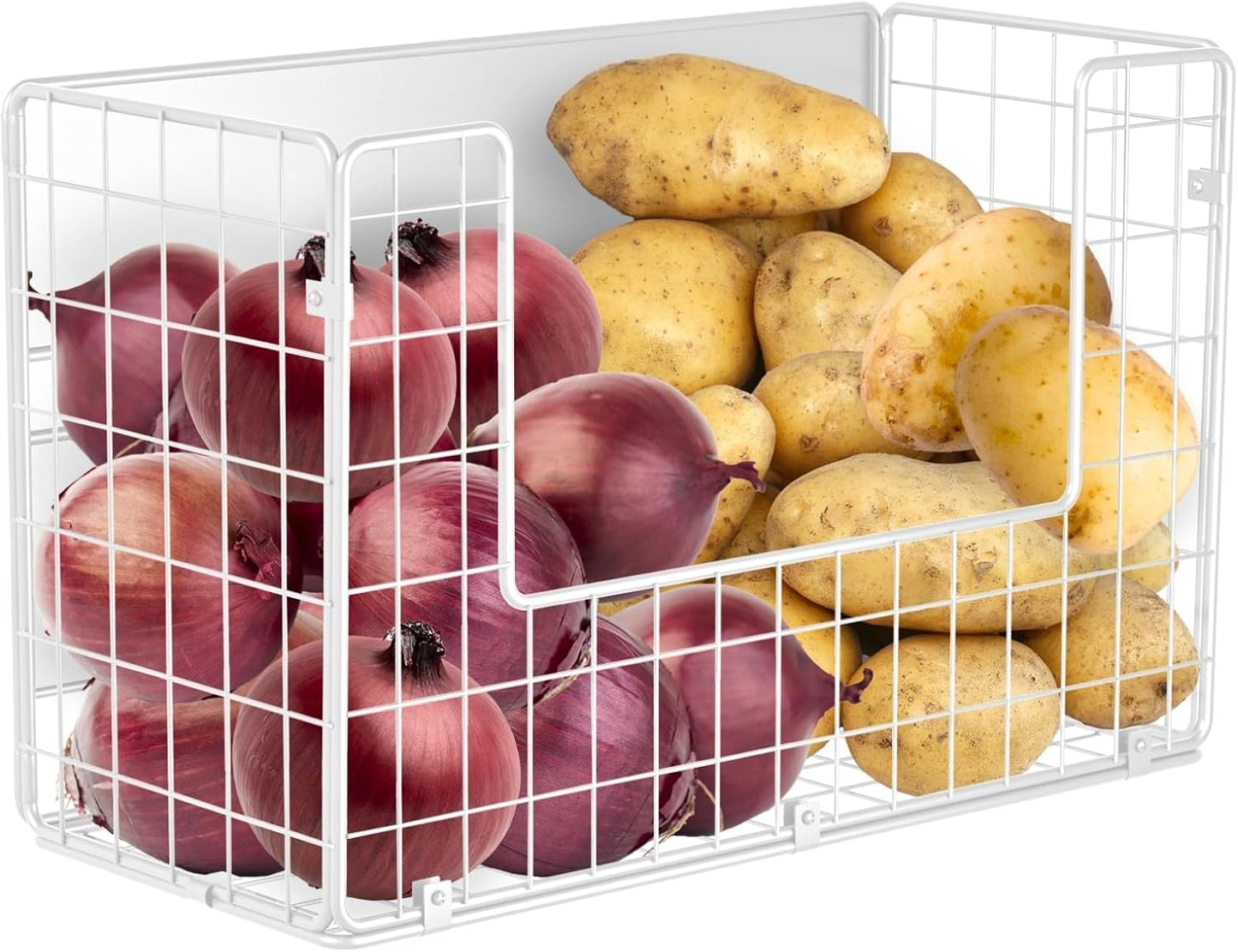 Estante magnético para frutas patatas cebolla y despensa