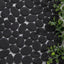 Azulejo guijarros ovalado negro para ducha cocina baño