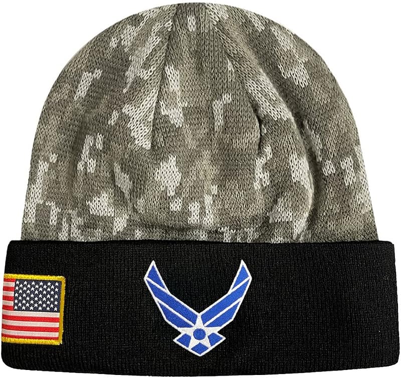 Gorro militar USA oficial con parche bandera unisex