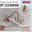 Grifo baño oro cepillado 8pulg 3 orificios bronce
