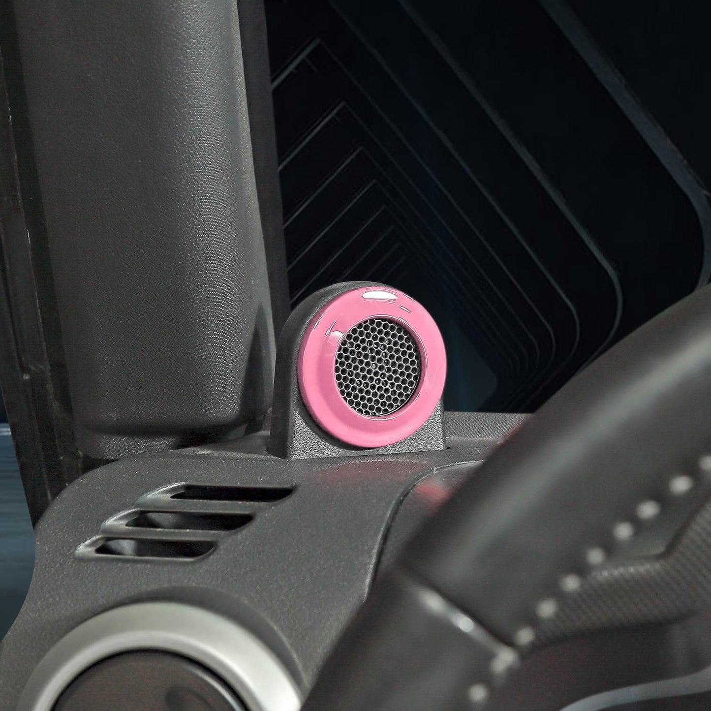 Cubierta altavoz Jeep Wrangler JK 07-14 Rosa