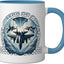 Taza Cerámica para Pilotos Azul/Blanco