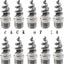 Boquilla atomización cono espiral acero inox 316 10 pzas
