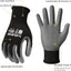 Guantes trabajo seguridad ultradelgados naranja 6 pares