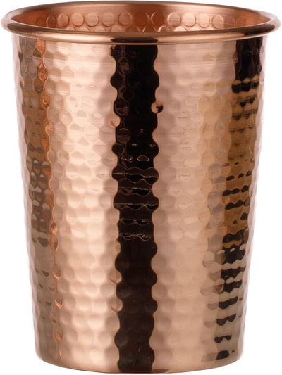 Set 2 Vasos Cobre Puro 18oz Hechos a Mano